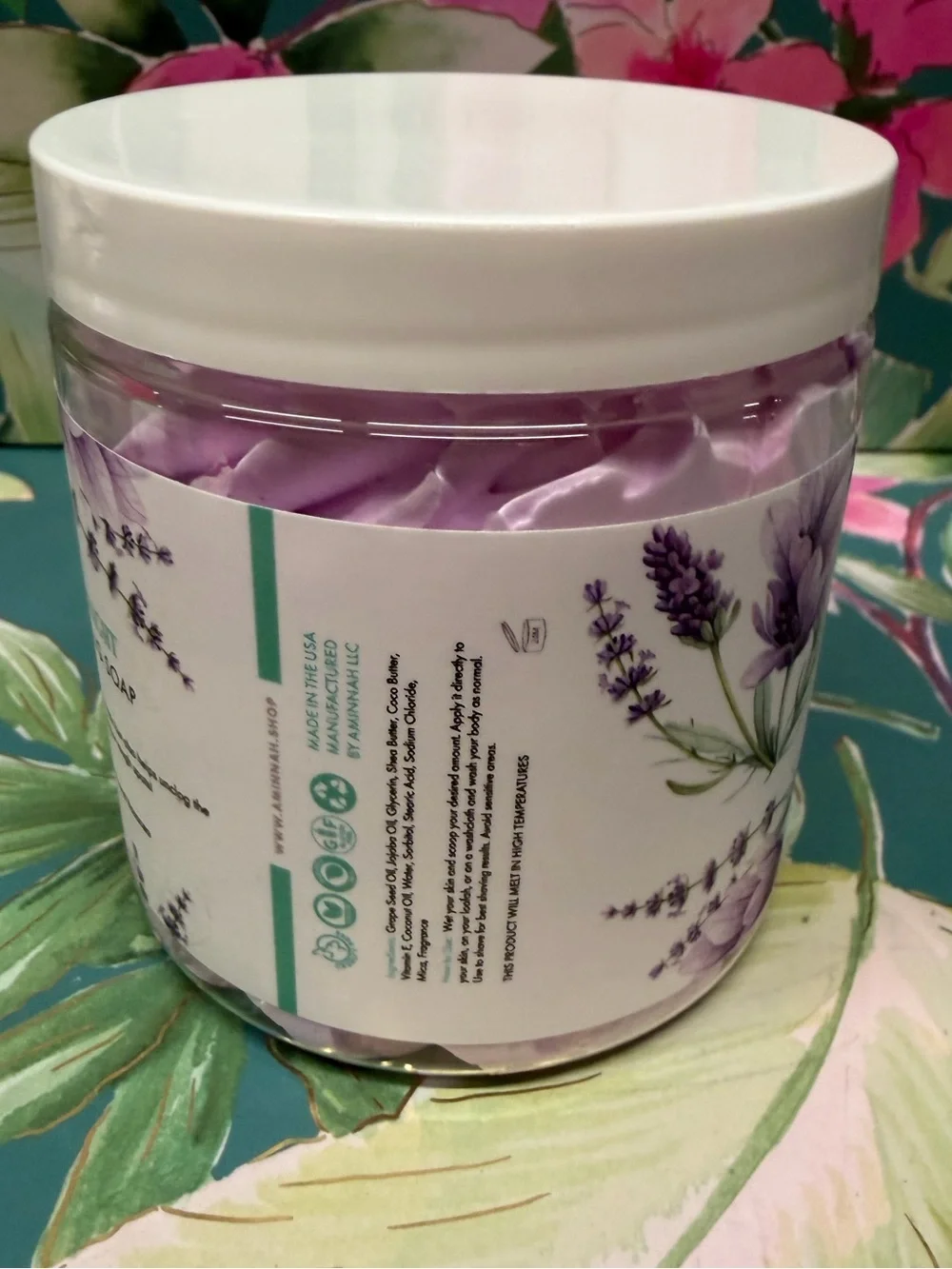 Aminnah x DillPicky Lavender Midnight Whipped Foaming Soap 8oz NWT